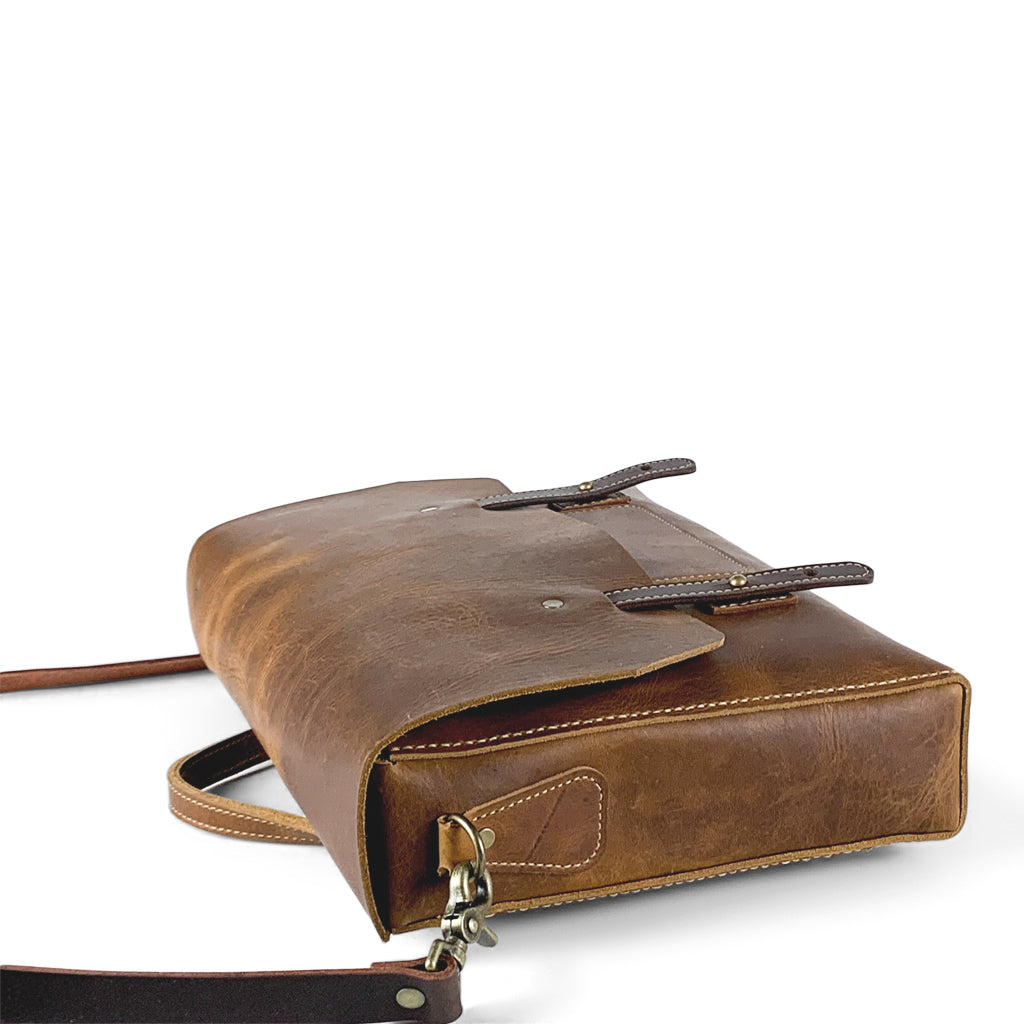 leather messenger laptop bags brown