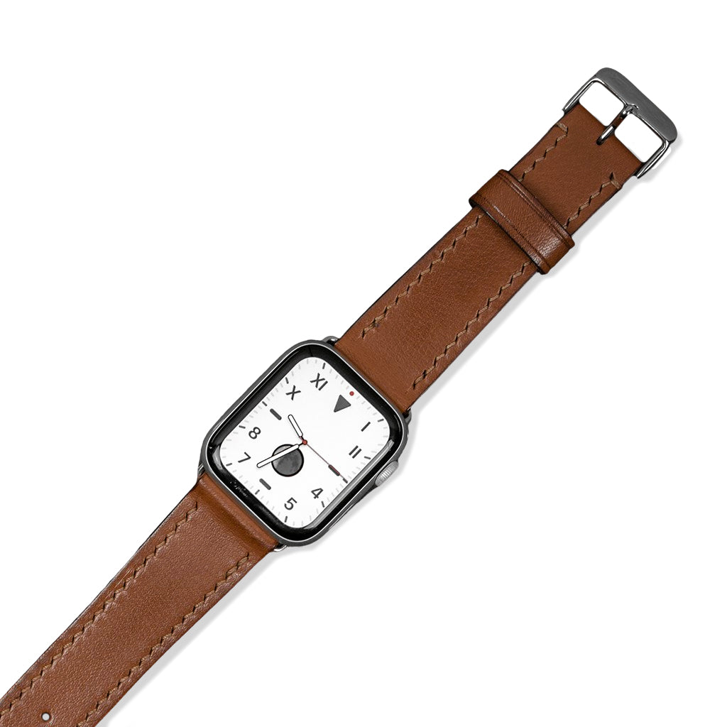 Tan Leather apple watch bands