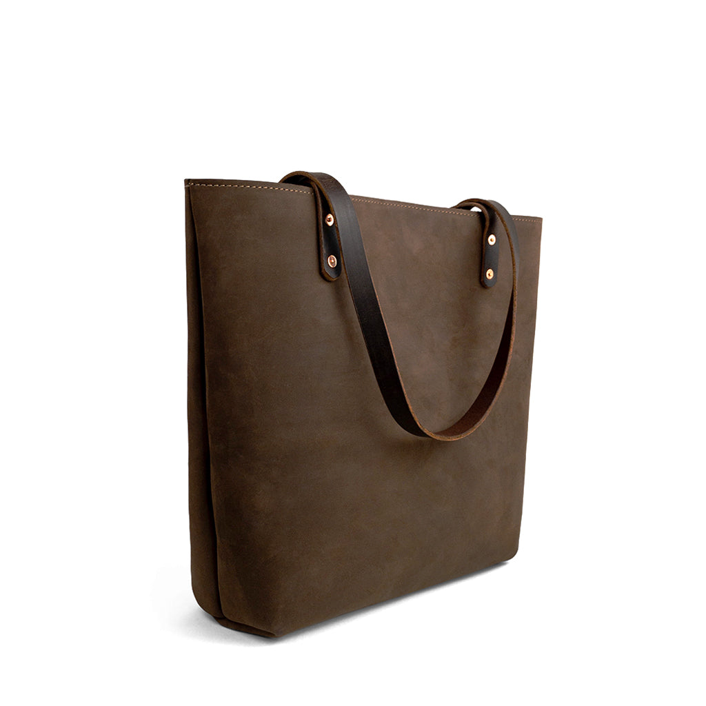 The Rocks Handmade Leather Tote | Crazy Weathered
