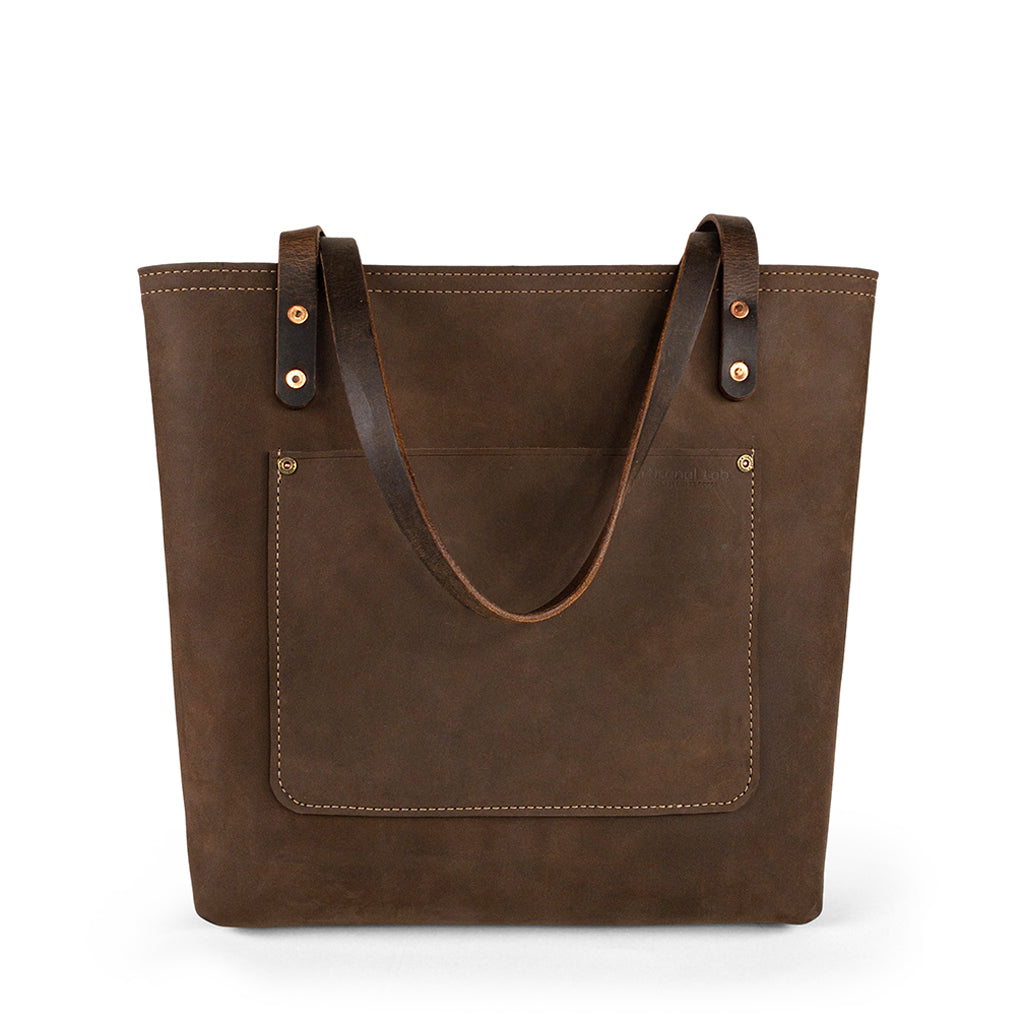 Leather Tote Bag Distressed