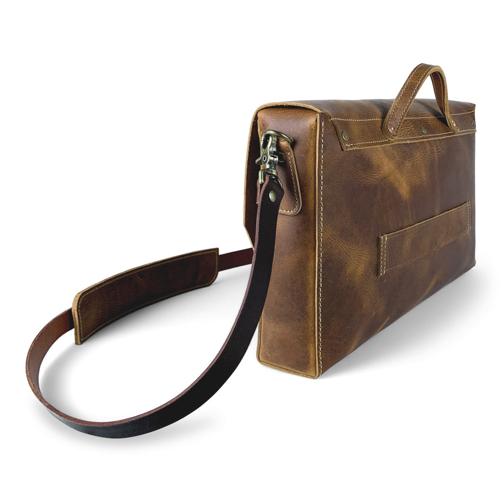 Brown Leather messenger bag