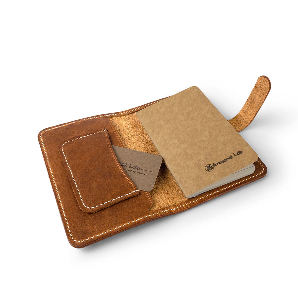 Leather Field Notes Passport Cover | English Tan-02