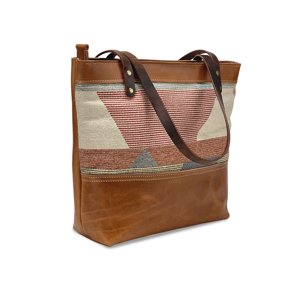 Brown Leather tote bags and purses | Tan