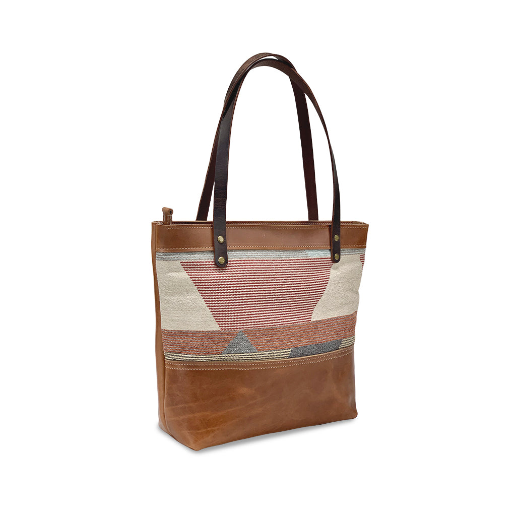 Brown Leather tote bags and purses 