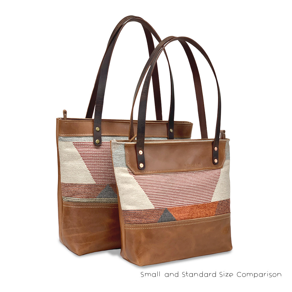 Leather Tote Bag Zipper Handbag – LeatherNeo