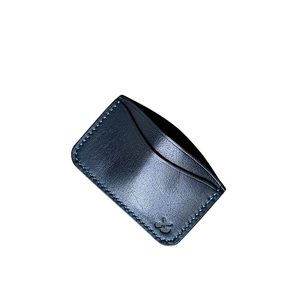 Black and blue slim minimalist wallets