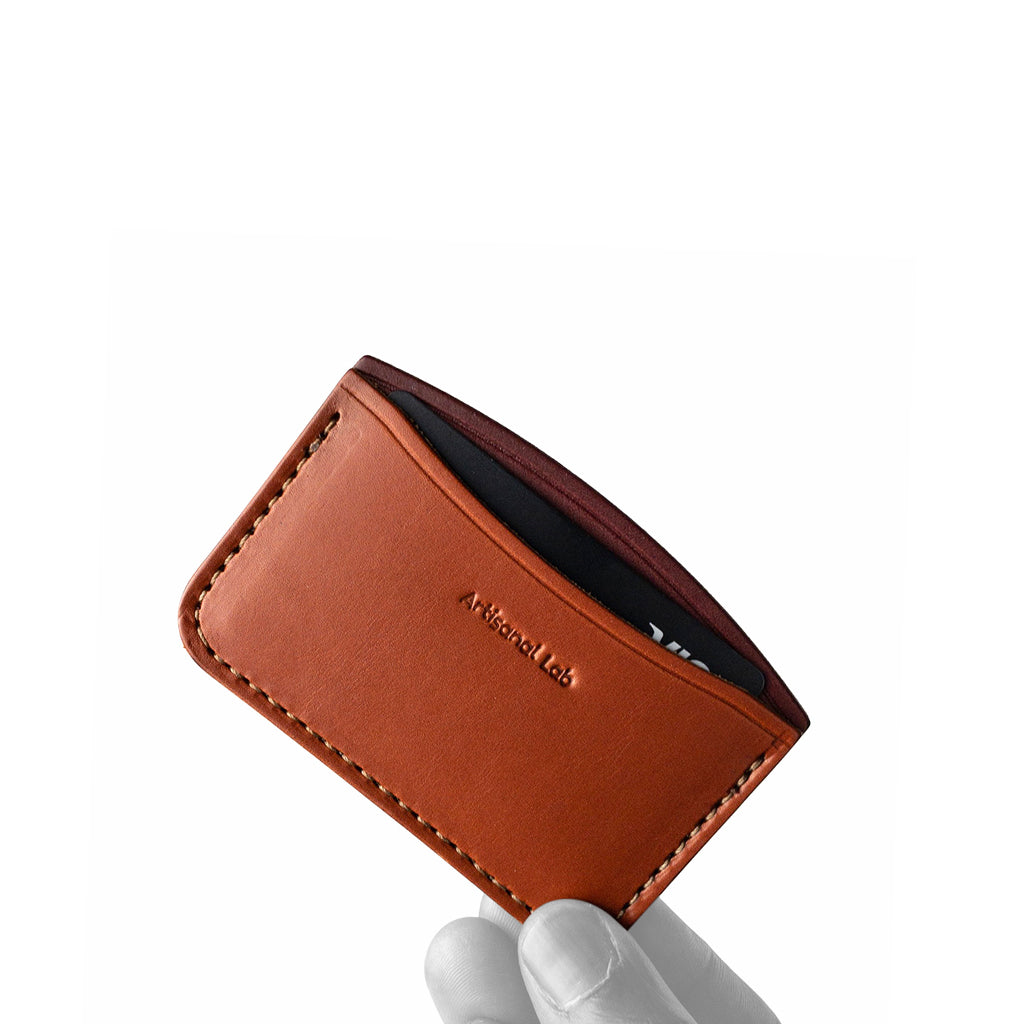 minimalist front pocket wallet | tan
