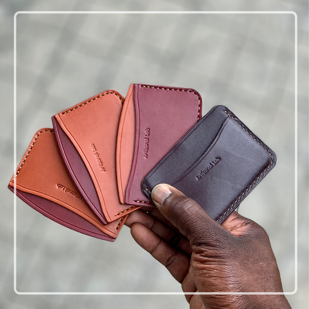 leather minimalist card wallet collection
