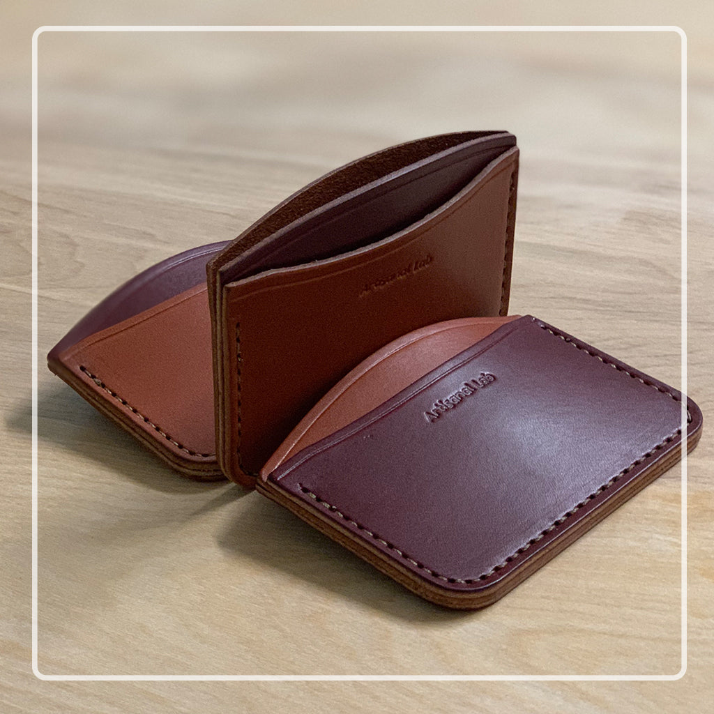 Leather micro wallet set  Collection