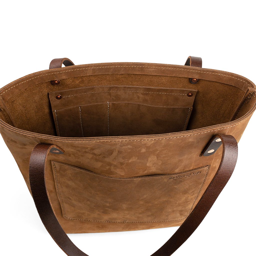 Handmade Leather Shoulder bag | Nubuck
