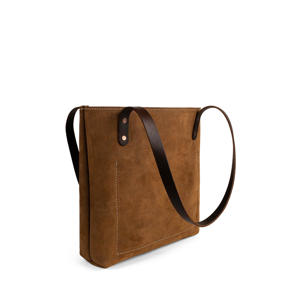 Classic Handmade Leather Tote bag | Nubuck 