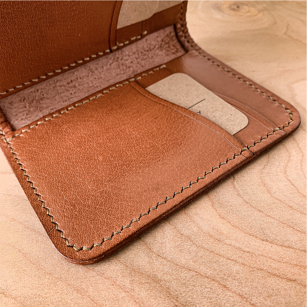 Men's Vertical Leather Card Holder