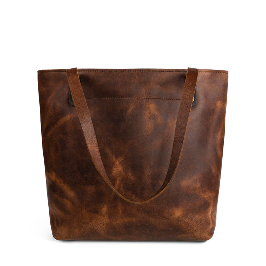 Market Leather Tote | Wheat Harvest